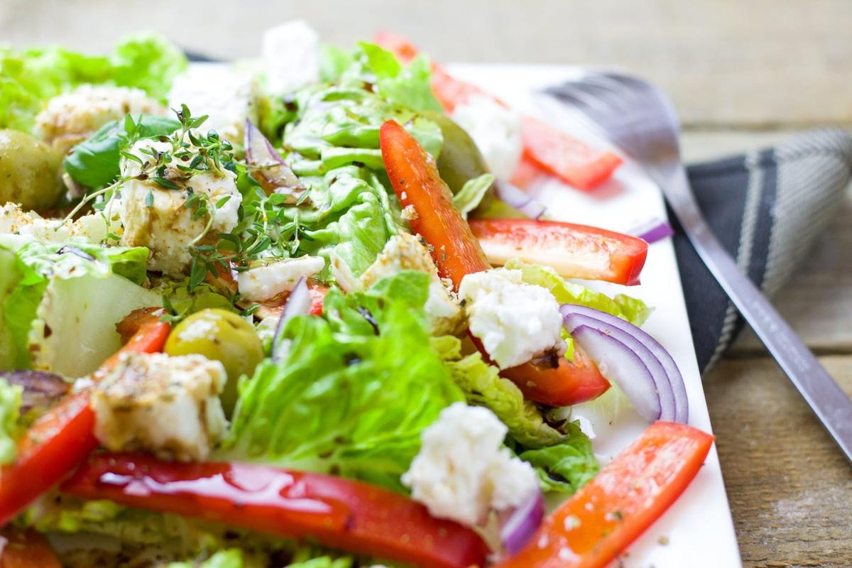Fresh salad platter