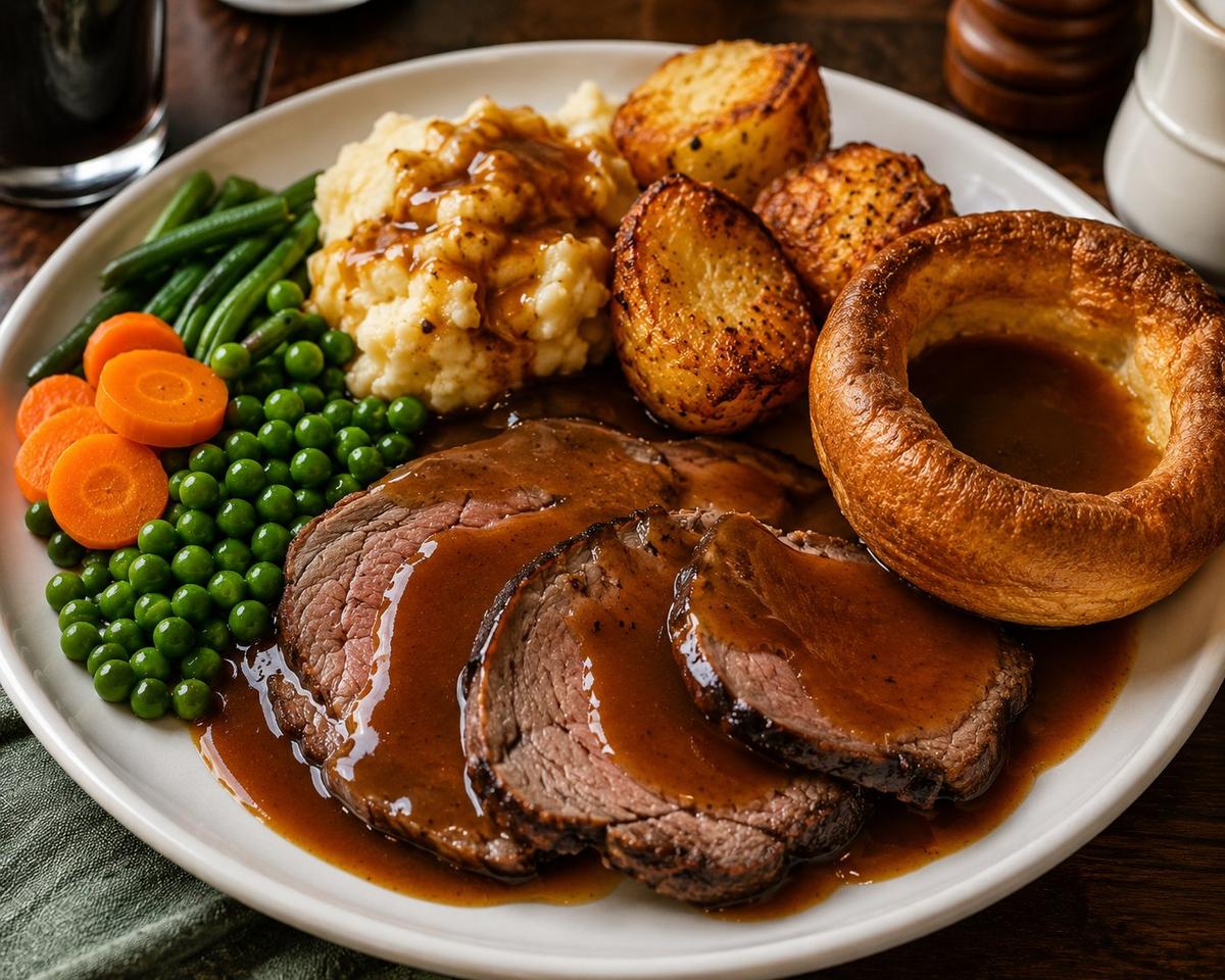 Sunday roast dinner